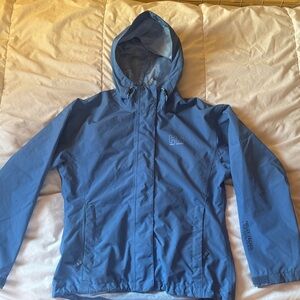 Helly Hansen Slate Blue Hooded Shell Jacket